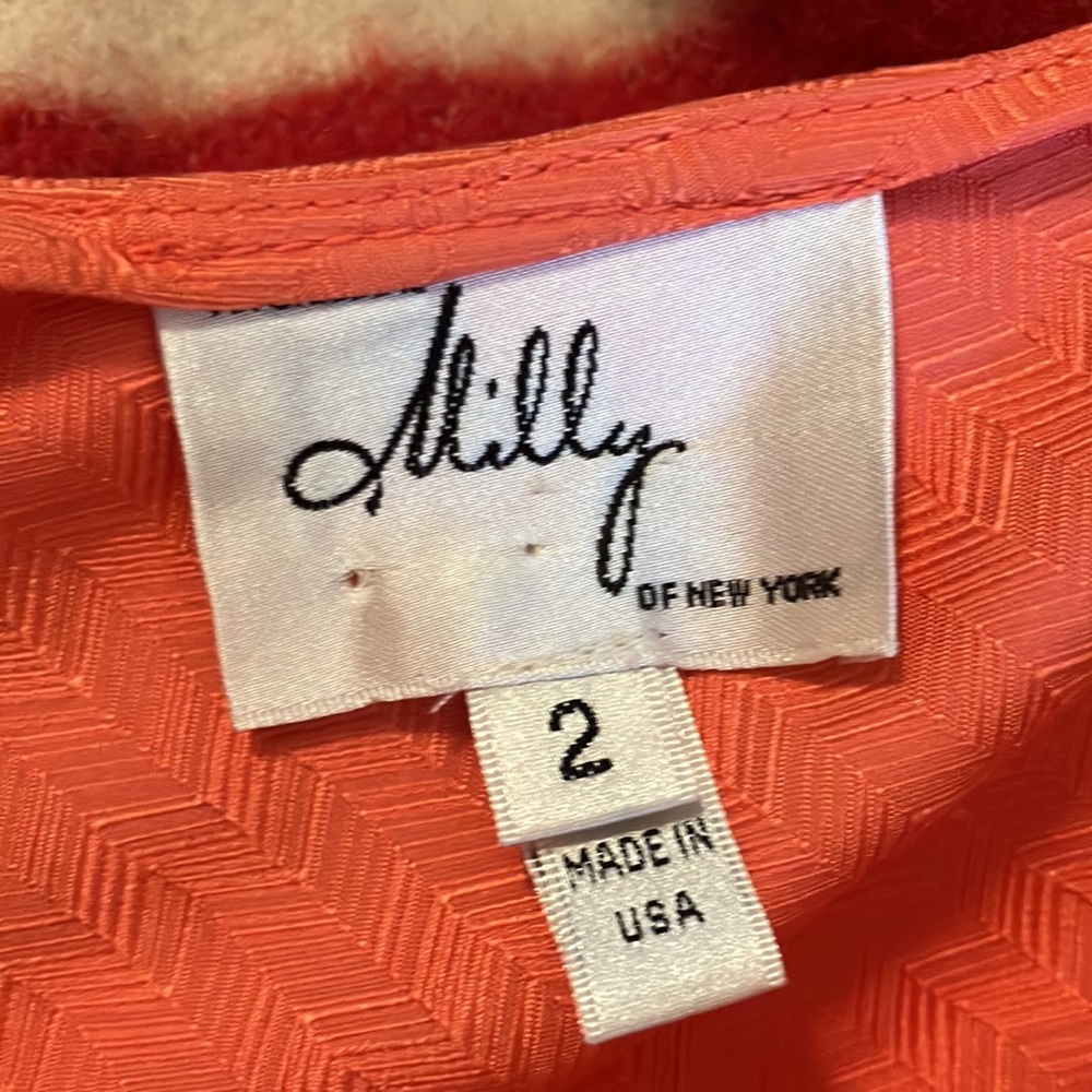 Milly Women’s One Shoulder Dress - Picture 4 of 6